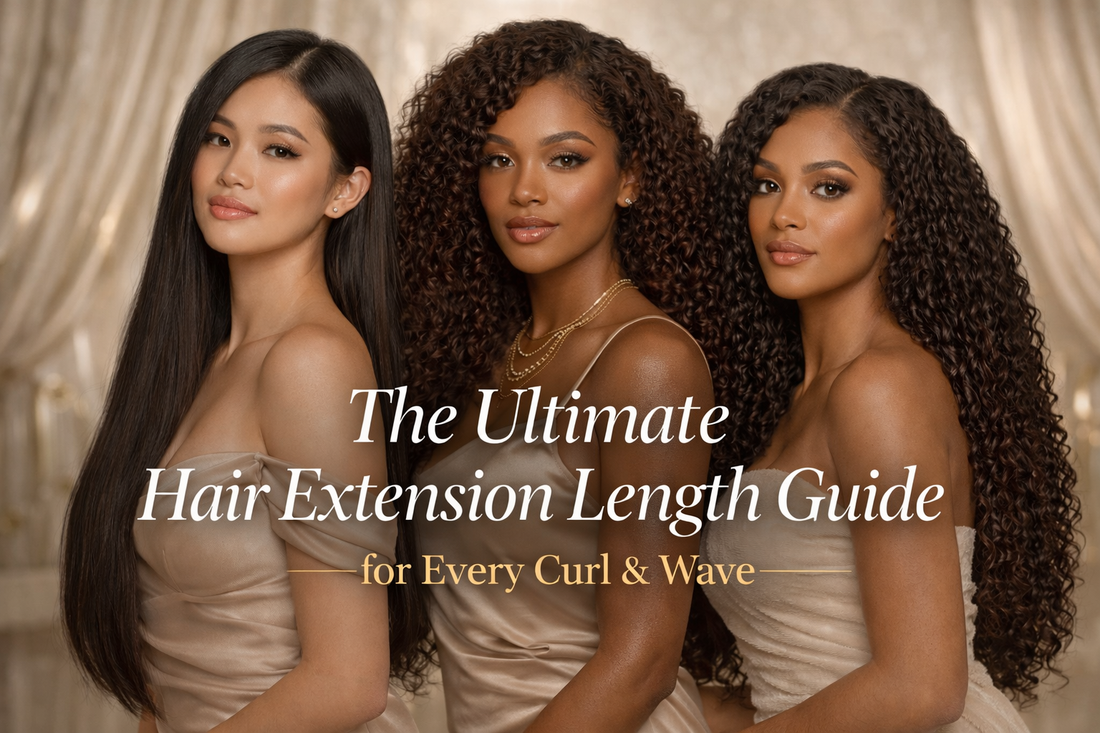 The Ultimate Hair Extension Length Guide for Every Curl & Wave