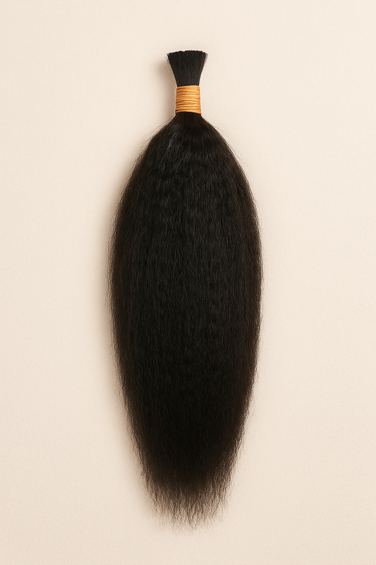 Super Virgin Bulk Hair – Kinky Straight