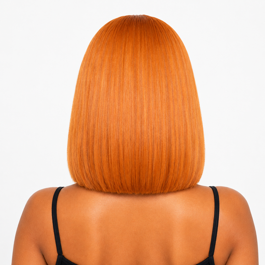 Cinnamon 13x4 Transparent Lace Front Bob Wig