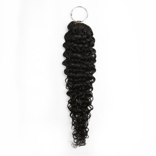 20" Ocean Wave Feather Crochet
