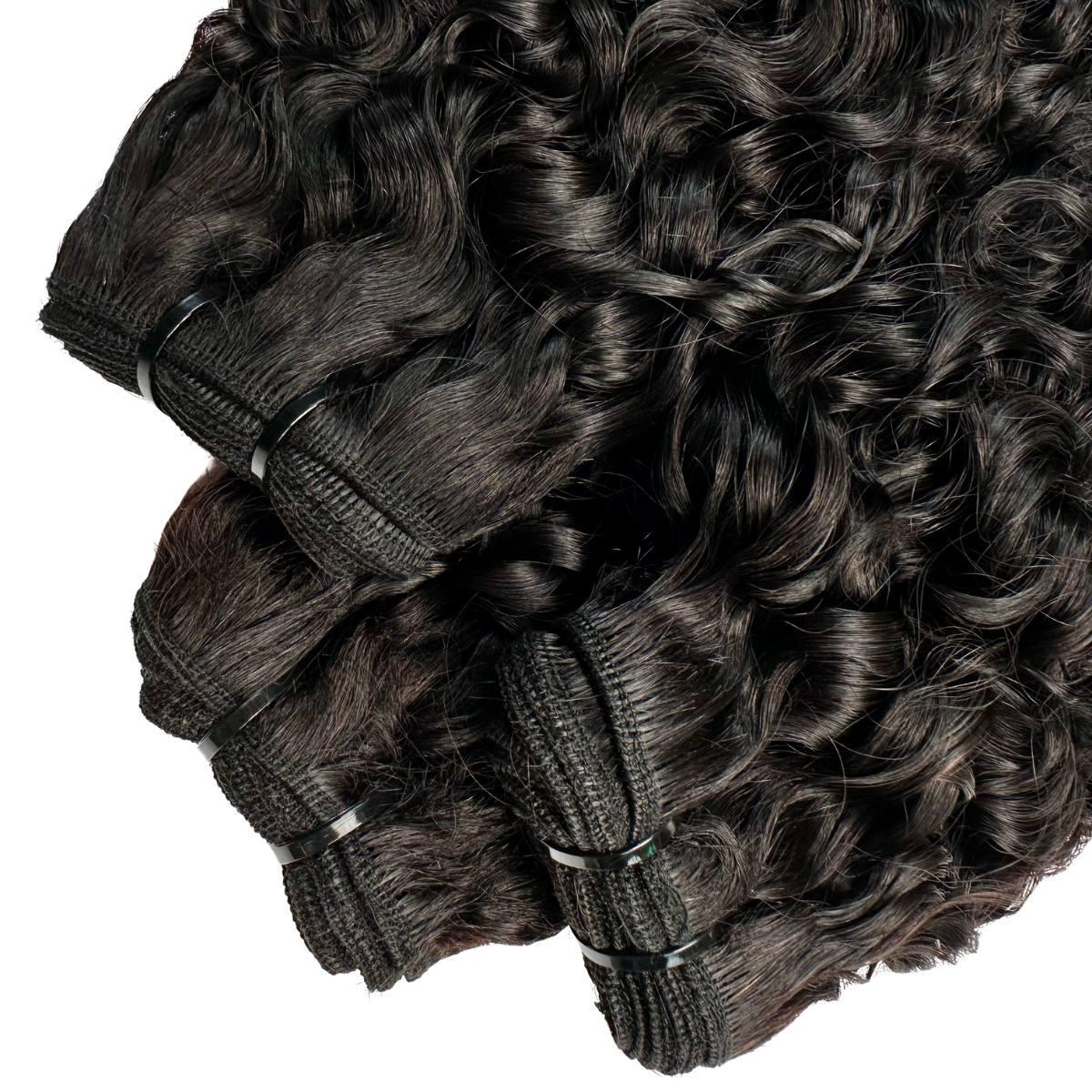 Burmese Curly 100% Human Hair Bundle Set