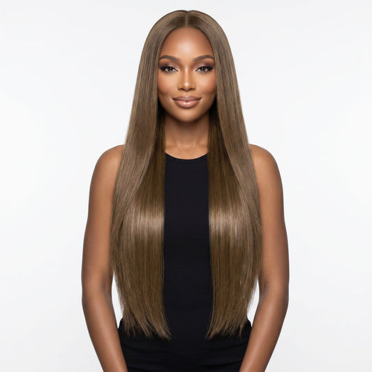 Chocolate Brown Seamless Clip-ins