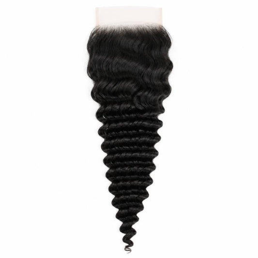 Deep Wave 5x5 Transparent Lace Closure