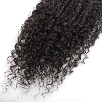 Deep Wave Boho Braids with Human Hair Blend