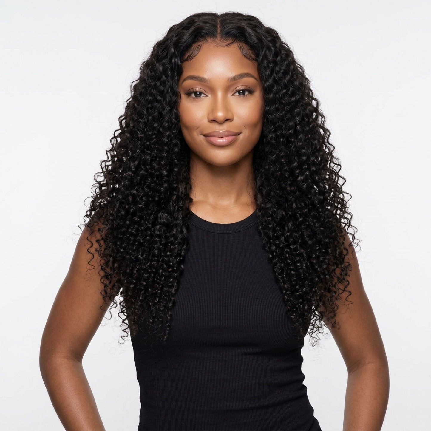 Jerry Curl 13x4 Transparent Lace Frontal