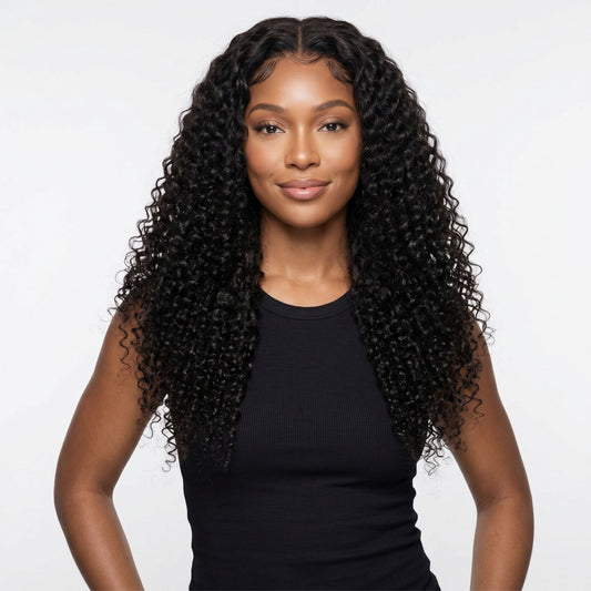 Jerry Curl 13x4 Transparent Lace Frontal