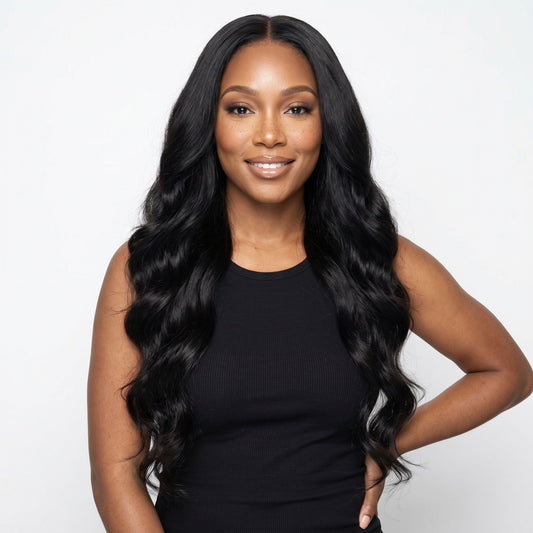 Jet Black Body Wave 13x4 HD Lace Frontal