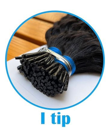 Super Virgin Fusion I-Tip Hair Extensions - Kinky Straight