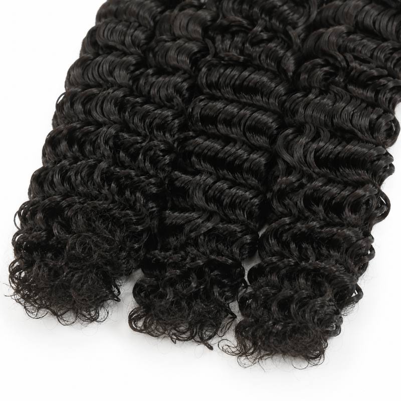 Raw Burmese Curly Human Hair Bundle Set