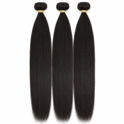 Raw Straight Human Hair Bundle Set