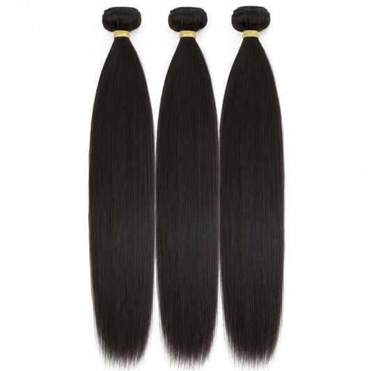 Raw Straight Human Hair Bundle Set
