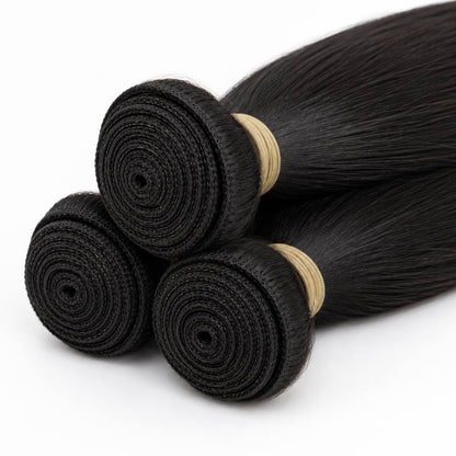 Raw Straight Human Hair Bundle Set