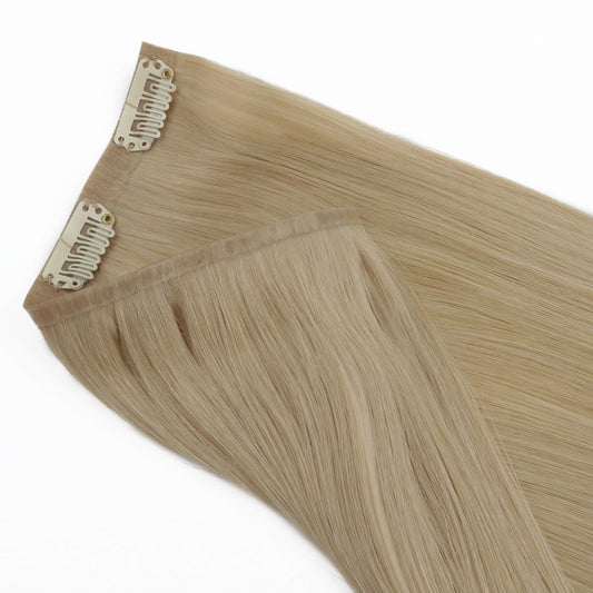 Warm Honey Blonde Seamless Clip-ins