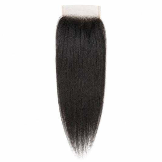 Yaki Straight 4x4 Transparent Lace Closure