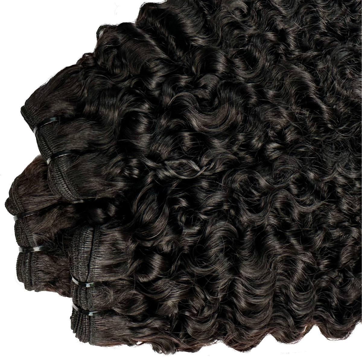 Burmese Curly 100% Human Hair Bundle Set