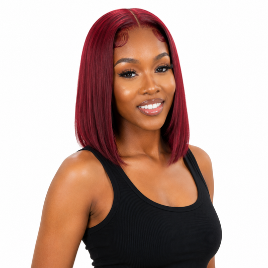Cherry 13x4 Transparent Lace Front Bob Wig